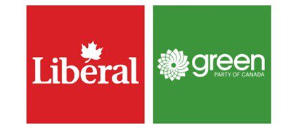 Liberal & Green party logos